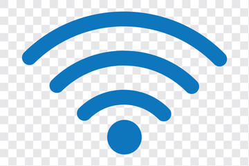 A Collection of WIFI Signal Icon Set Vector Illustration on White Background.