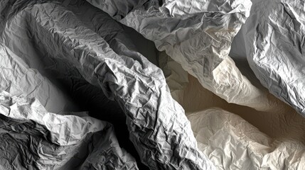 crinkled paper texture surface