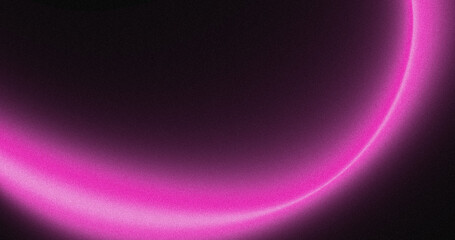 Abstract pink glowing arc on dark background.