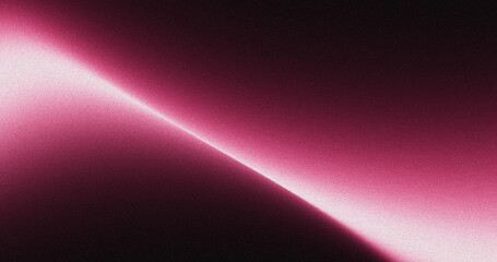 Abstract pink diagonal light beam on dark background.