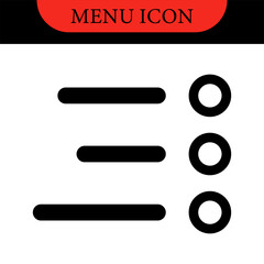 Obraz premium Menu UI Design Elements icons. Set of hamburger Menu buttons. Website Navigation Icons for Mobile App and User Interface. Modern colored Navigation buttons or Web menu and ui icons set