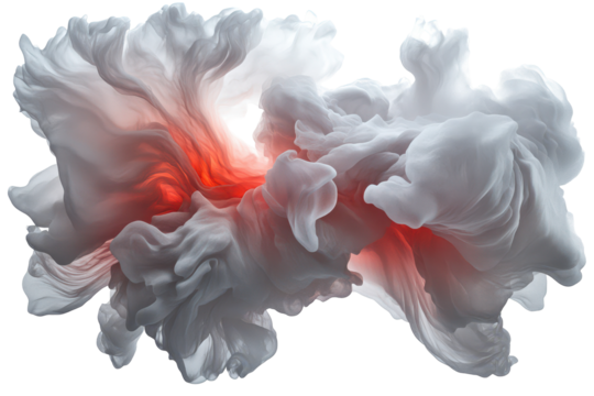 Abstract Ink Cloud