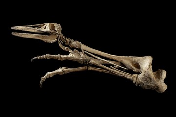Fototapeta premium Bird skeleton anatomy display