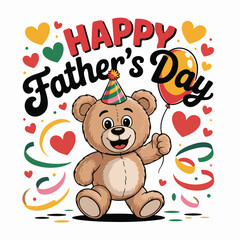 Happy Fathers Day Typography Daddy T-shirts