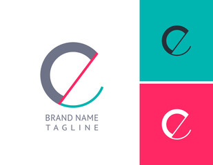 Art letter C set, for your logo abstract design