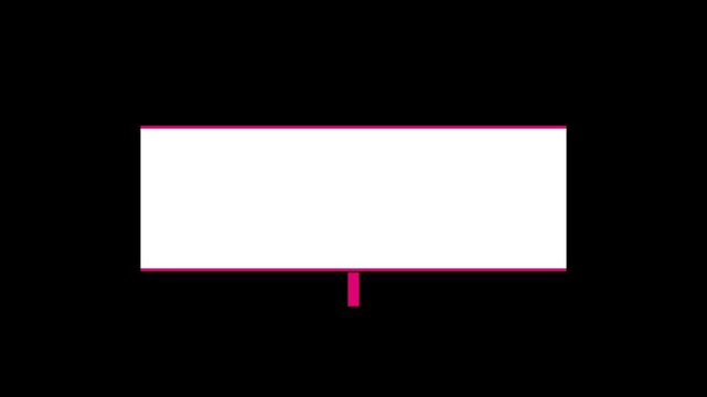 Clean 4K Quote Frame Animation with Dark Background