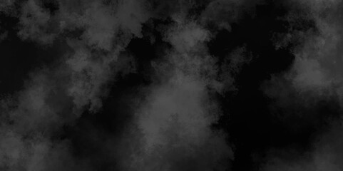 Abstract ash cloud and smoke texture in dark background. White Black fog effect transparent smoke isolated dark dramatic sky with black stormy clouds. Grunge creative and becorative fractal somke art