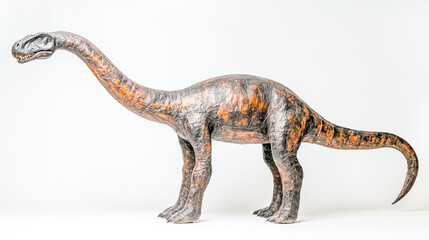 Full Body Dinosaur on White Background