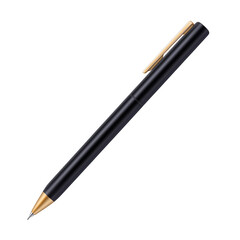 Sleek black stylus pen with gold clip, perfect for digital drawing and writing. Its elegant design enhances any creative workspace