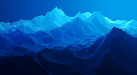 Smooth curves layered with soft glow effects