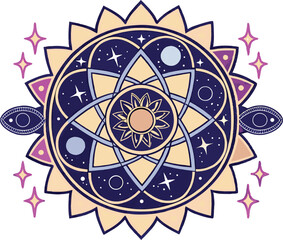 Celestial Mandala Stars Galaxy