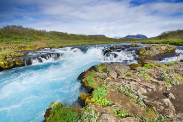 Miðfoss waterfall in Iceland