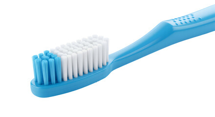 Closeup blue toothbrush