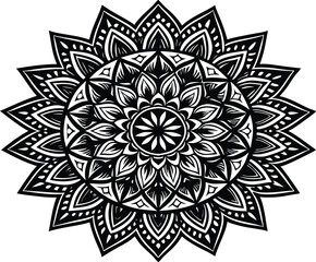 Mandala Greeting Card Design