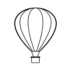 Naklejka premium hot air balloon vector illustration