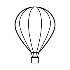 Obraz premium hot air balloon vector illustration