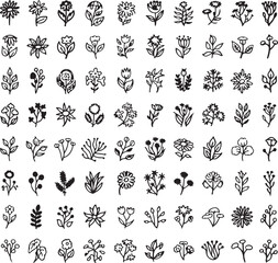 "Wildflower Silhouette SVG – Rustic Botanical Vector Clipart for Cricut & Crafts"

"Meadow Flower Border Design – Black Floral Silhouette PNG & SVG for Printables"

"Boho Wildflower SVG Bundle – Flora