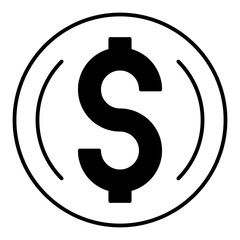 Fototapeta premium Currency Symbol icon