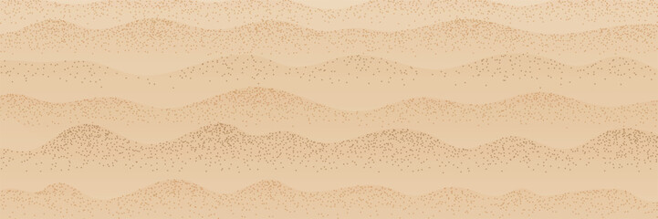 Sand background. Sea yellow sand. Vector