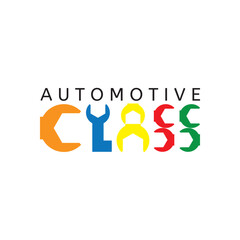 Automotive class letter logo design