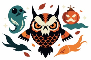 vector illustration of an eagle