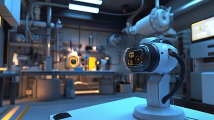 industrial machine in factory