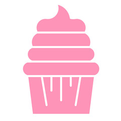 cupcake sweet dessert icon vector illustration/ muffin icon