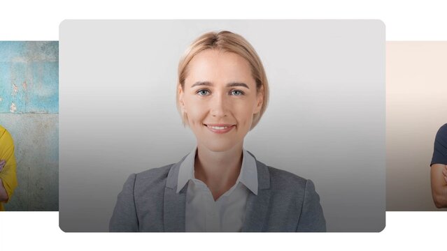 Carousel with 3 Static Media Loop