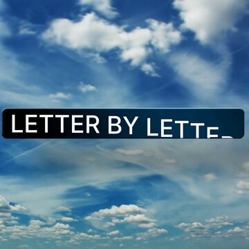 Square By Letter Text Reveal Overlay with Depth