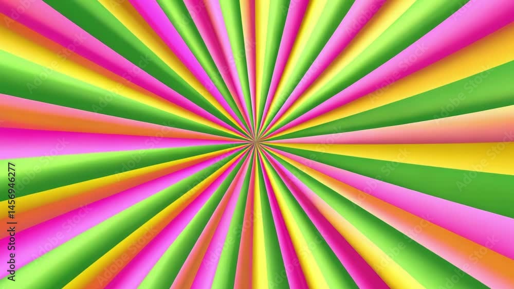 Aufkleber bright and colorful radial pattern ideal for artistic backgrounds in visual projects