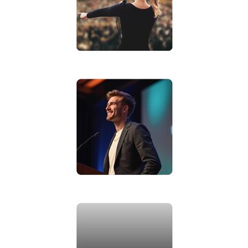 Square Dynamic Media Modern Slide Deck Transition with Scale