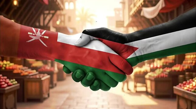 Oman Jordan Peace Stability Arab Flags