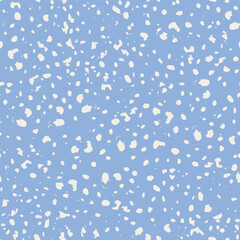 composition notebook Seamless Vector Pattern white abstract formless spots on pastel blue