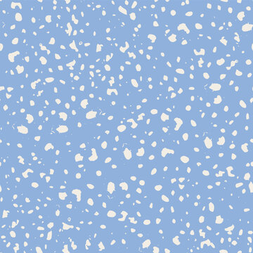 composition notebook Seamless Vector Pattern white abstract formless spots on pastel blue