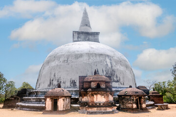 historic stupa Kiri Vehera in.Polonnaruwa