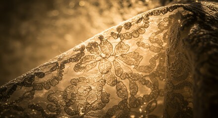 Lace Fabric Close Up