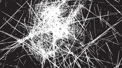 Scratched Grunge Urban Vector. Dust Distress Grainy Grungy Effect.