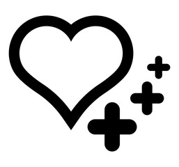 symbol of increasing support and encouragement represented through an icon.