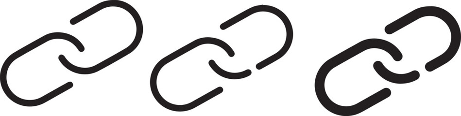 simple chain links, minimalist design, repeating pattern, curved lines, symbolic connection, graphic design element