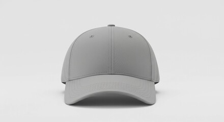 Grey cap mockup for design presentation