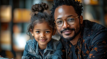 A teacher assists a student with a project their expressions showing deep connection and focus