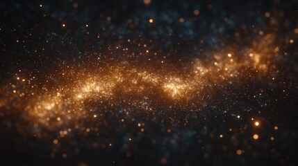 Fototapeta premium Galaxy's glow, cosmic beauty, stardust and nebula