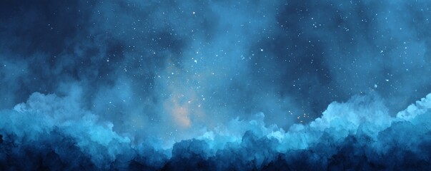 Fototapeta premium Night Sky with Abstract Cloudscape