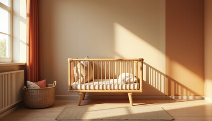 Cozy Nursery with Soft Natural Lighting