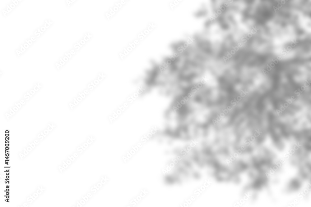 Poster leaf shadow overlay effect mock up creates natural and soft look for your design presentation with r