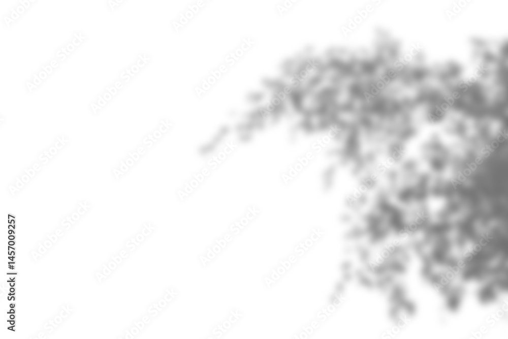 Poster leaf shadow overlay effect mock up creates natural and artistic look for your design with soft edges