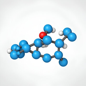 Adenosine purine nucleoside molecule, illustration