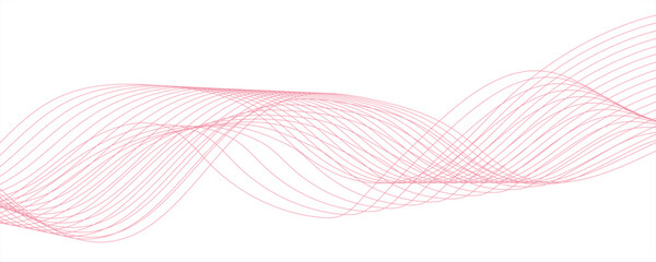 Technology Abstract wave Energy flow Frequency digital wavey lines. Modern background futuristic energy sound waves technology concept background.  Waveform Pattern with white and Pink Gradients.