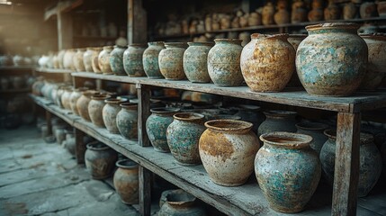 Vintage storage room