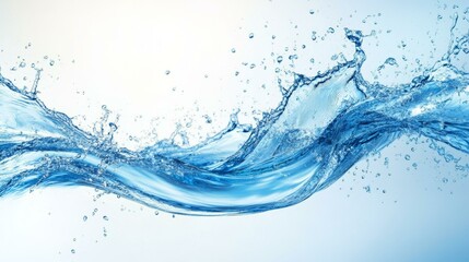 Dynamic Water Splash Illustration